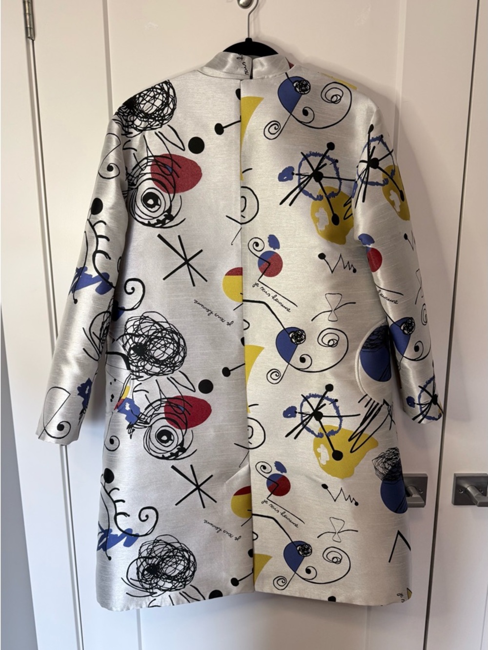 Lisa Perry x Barneys New York Matching Dress & Coat Set – Size 2 – Mod Art Luxe - Picture 4 of 6